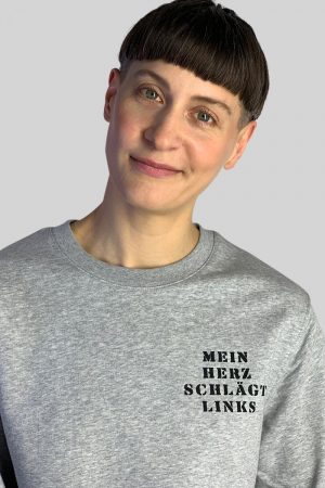 Sweater Mein Herz schlägt links von Elternhaus
